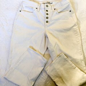 Off-White Button Up Jeans